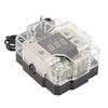 Car Audio Fuse Holder 4GA IN 4GA OUT 100A Digital Display Stereo Distribution Block Box for Automobile Boat Yacht RV