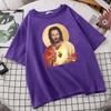 Funny Jesus Keanu Reeves Give You Heart Print Tshirts Fashion Men T Shirt HipHop Brand TShirt Summer Male Causal Tshirts