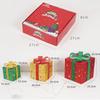 Cross-Border Christmas Luminous Gift Box Set: Outdoor Decorative Lights for Courtyard & Mall Display