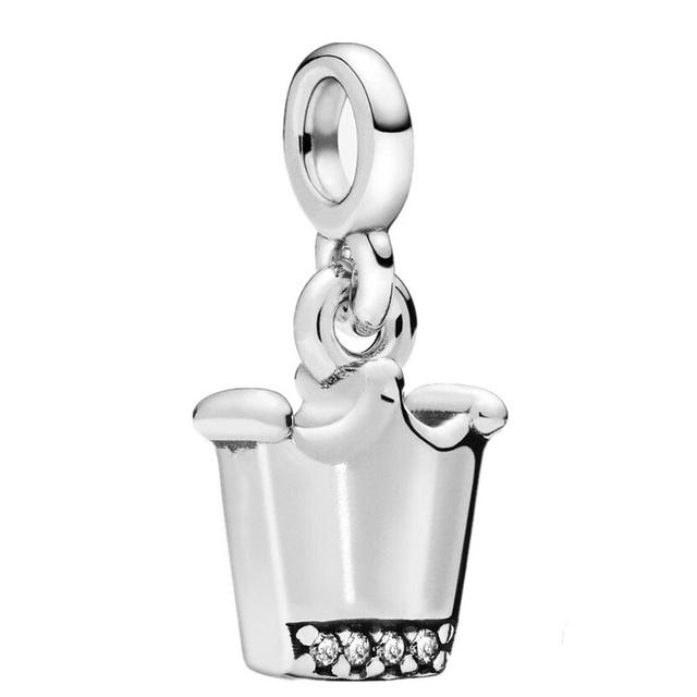 925 Silver Me Series Starfish Moon Pineapple Small Charms Pendant Beads Fit Original Fashion Me Armbånd Dame Smykker DIY