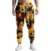 Spring and Summer 80s Men's Clothing Jogging Pants Casual Pants with Drawstring Men's Clothing 3D Digital Printed Comfortable