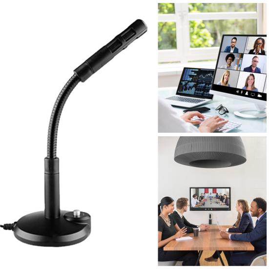 Microphone Anti-interference Loud Sound Wide Application Sturdy Base Stable Clear Call Noise Reduction Computer USB Professional Gaming Mic