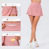 Spring and Summer Exercise Skort Women's Badminton Tennis Gym Yoga Running Skirt Quick-Drying Breathable Pleated Skirt