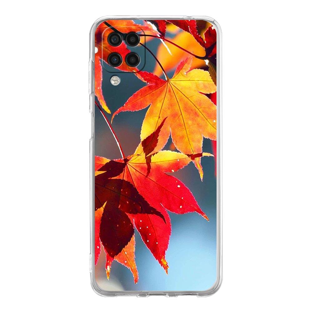 Leaves Maple Leaf Autumn Phone Case For Samsung A03 A13 A23 A33 A53 A73 Galaxy A01 A03s A11 A21s A31 A41 A51 A52 A71 M31 Cover