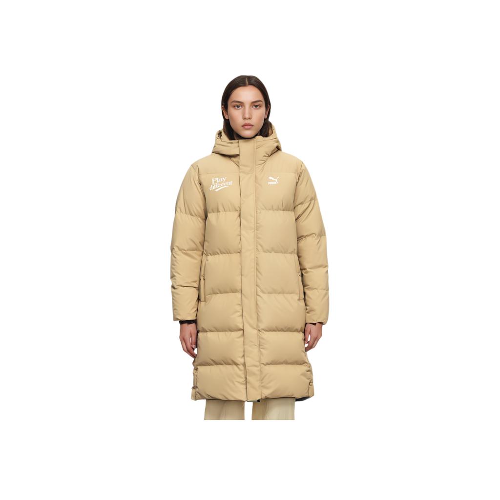 Puma Classics Brand Logo Unisex Calda Comoda Giacca Trapuntata Leggera in Cotone e Piuma Unisex Giacca Cammello 625527-84