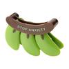 3Pcs Banana Shape Magnetic Bag Clip, Kitchen Sealing Clamp for Chip Snack Bags, Refrigerator Magnet Closer