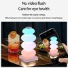 Creative DIY Colorful Romantic Desktop Atmosphere Lamp Bedroom Ornament Mobile Phone Wireless Charging Bedside Night Light