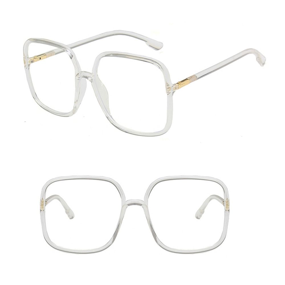 Oversized Square Eyeglasses Blue Ray Blocking Computer Goggles Anti-Blue Light Glasses  Office