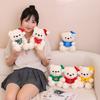 Cute Christmas Teddy Bear Doll Plush Teddy Bear Hug Bear Doll Children's Companion Soothing Ragdoll Doll