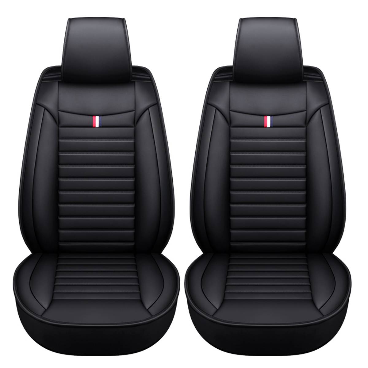 

2 шт. универсальные чехлы для автомобильных сидений, комплект, чехлы для передних и задних сидений, кожаные подушки, защитные коврики для автомобильных кресел, автомобильные аксессуары, 4 сезона