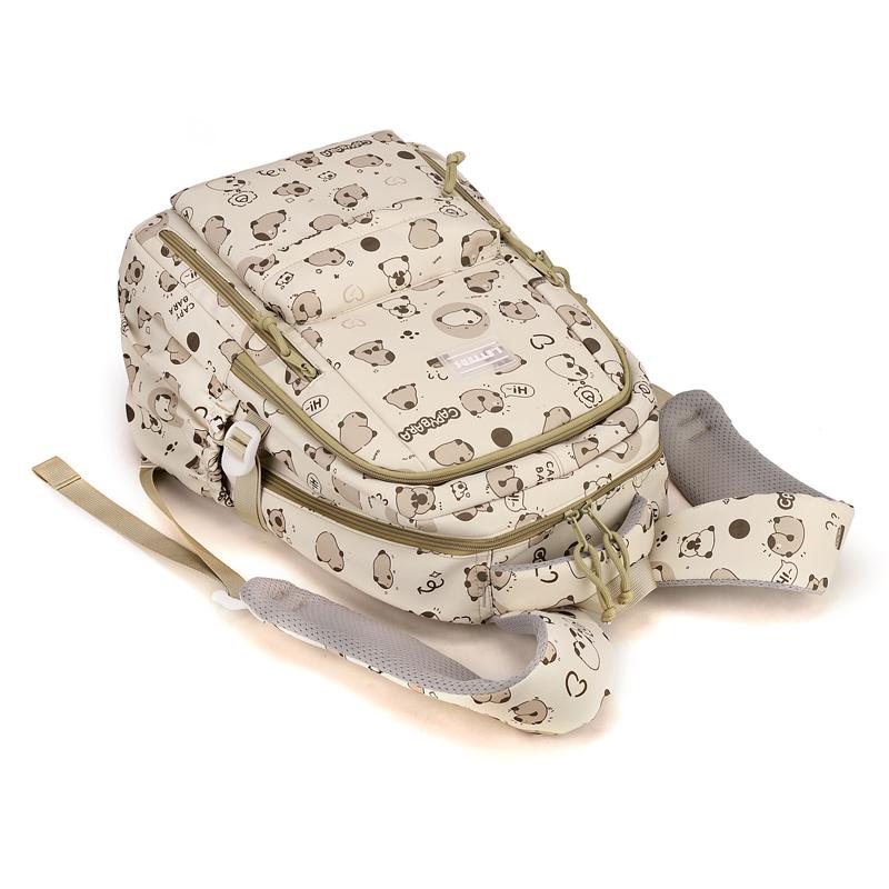 Student Cartoon School Bag Kindergarten Ridge Protector Backpack Women's Backpack Lightweight Children's Backpack