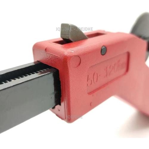 JQEJDKE Rotary Pipe Cutter, Single Pipe Cutting Range 14-200mm, for Plastic Pipes, Multifunctional Professional Tool (50mm-120mm)