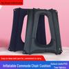 Inflatable Pressure Relief Cushion for Wheelchair, Commode, Tailbone & Hip Support - Ideal for Bedridden & Elderly.