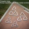Outdoor Stainless Steel Hooks Are Not Easy To Slide Ultra Light Multifunctional Lightweight Camping Travel Accessories and Tools