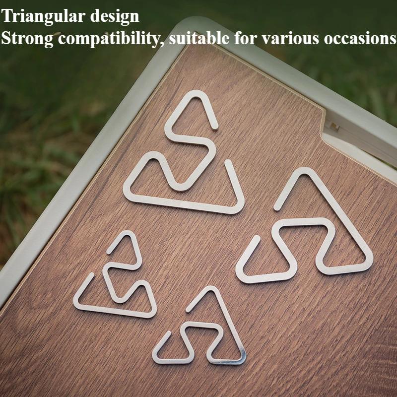 Outdoor Stainless Steel Hooks Are Not Easy To Slide Ultra Light Multifunctional Lightweight Camping Travel Accessories and Tools
