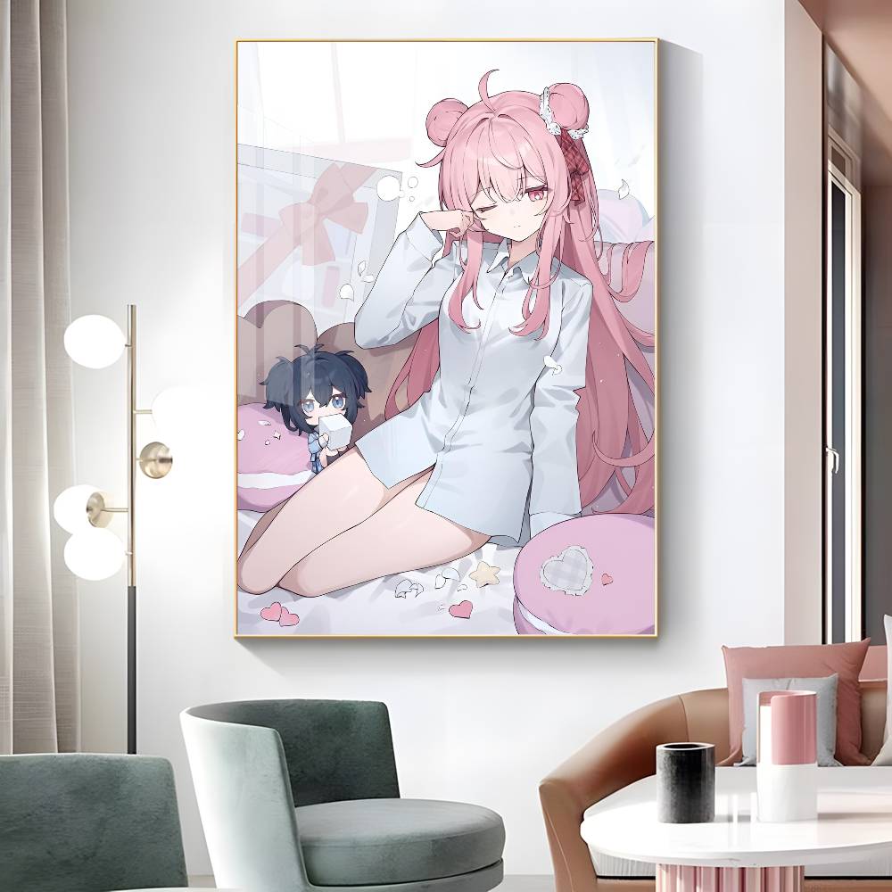 1pc Anime HAPPY SUGAR LIFE Poster Sticker Print Waterproof Wall Art For Living Room Bedroom Home Decor