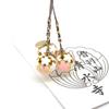 Japanese Bring Good Luck Bell Guardian Charm Sakura Keychain Accessories Jewelry Key Ring