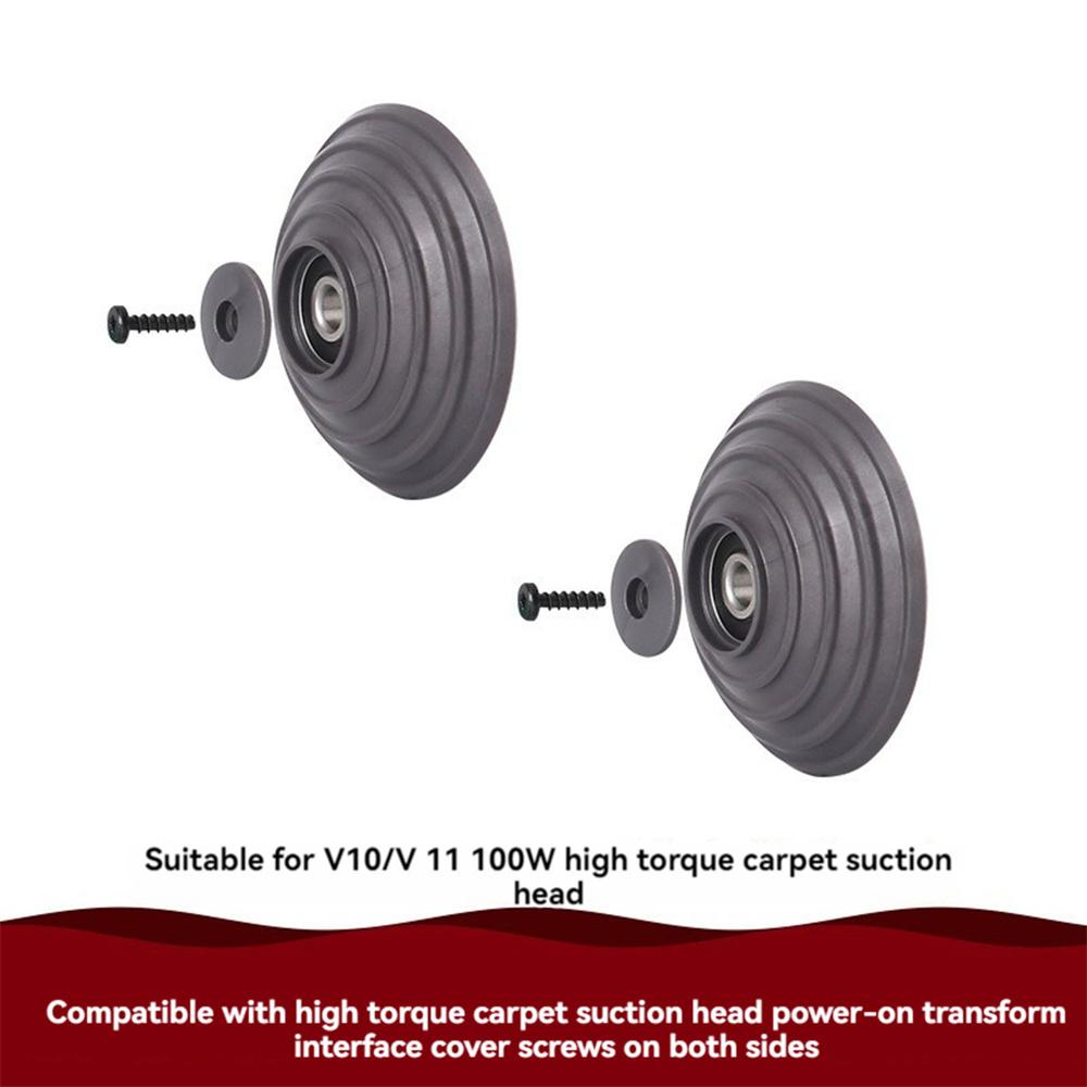 

2pcs 20/35/50/100W Suction Head Interface Side Cover Direct Drive Carbon Fibre Floor Brush Cap for V6 V7 V8 V12 V10 V11 Cleaner