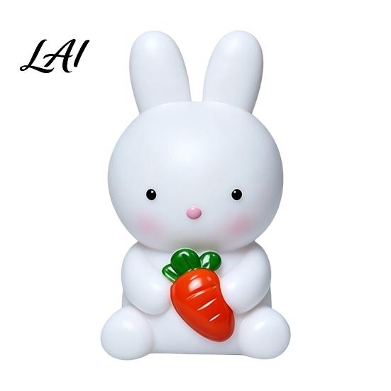 Soft Nursery Lamp for Baby Cute Animal Night Light Kids Rabbit Bear Deer Cat Dog Toddler Room Essentials Shape LED Bedside Lamp Glow Sleep