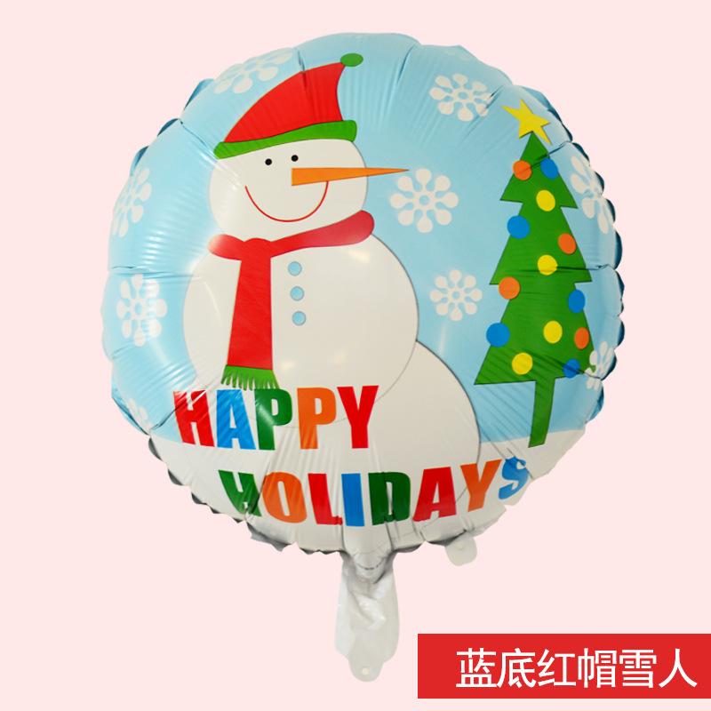 Christmas Balloons Special-Shaped Aluminum Film Balloons Santa Claus Merry Christmas Arrangements Christmas Eve Decorations