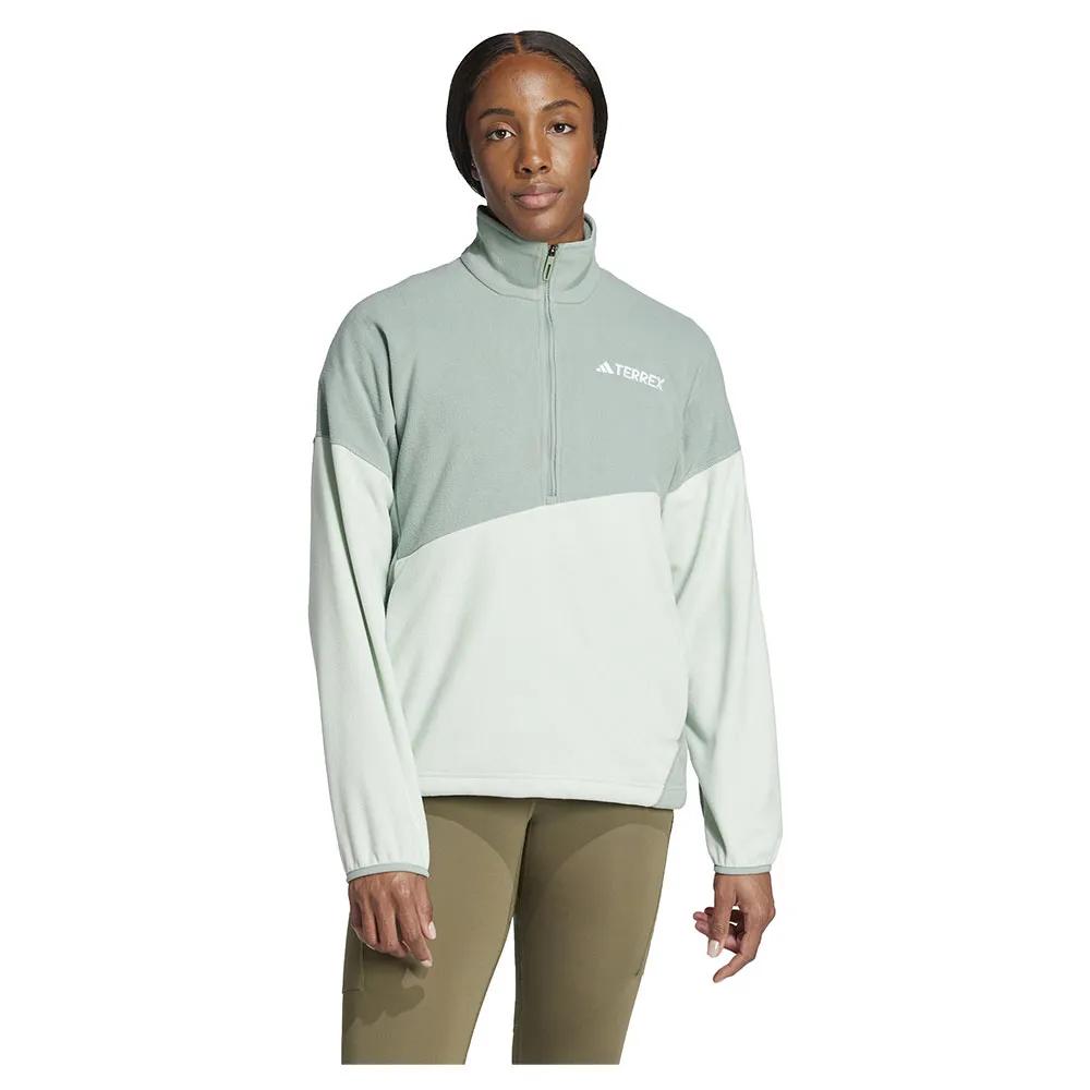 Adidas Fleece Jacket with Half-zip Terrex Multi Climawarm