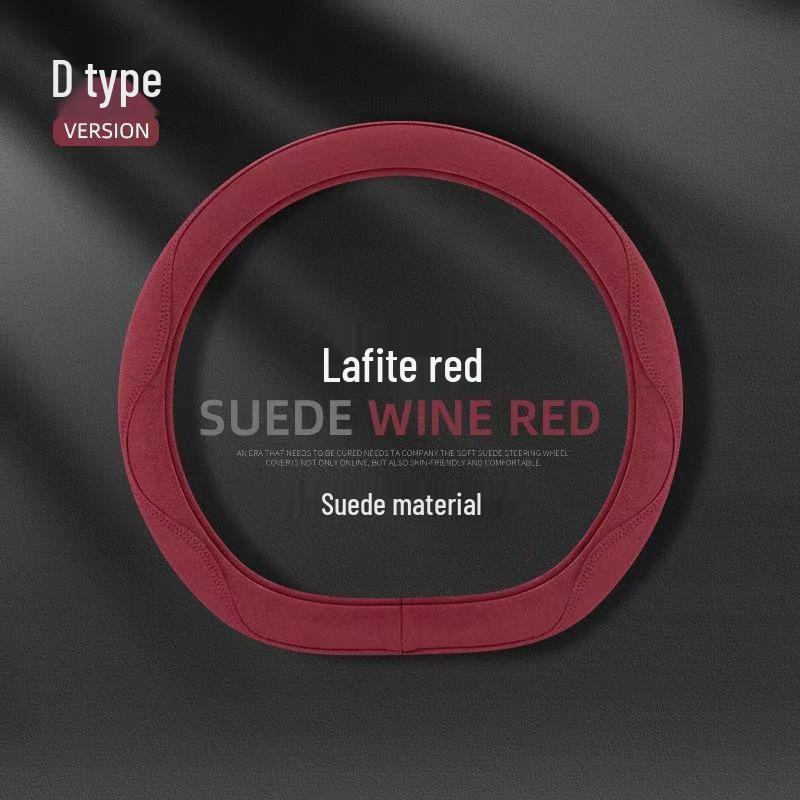 Universeller rutschfester Wildleder-Lenkradbezug - Ganzjährig, bequem & stilvoll