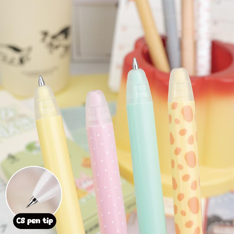 4/8Pcs Smooth Writing Durable Pens Cute Animal Erasable Gel Pen Set For School Office Journals Birthday & Holiday Gifts
