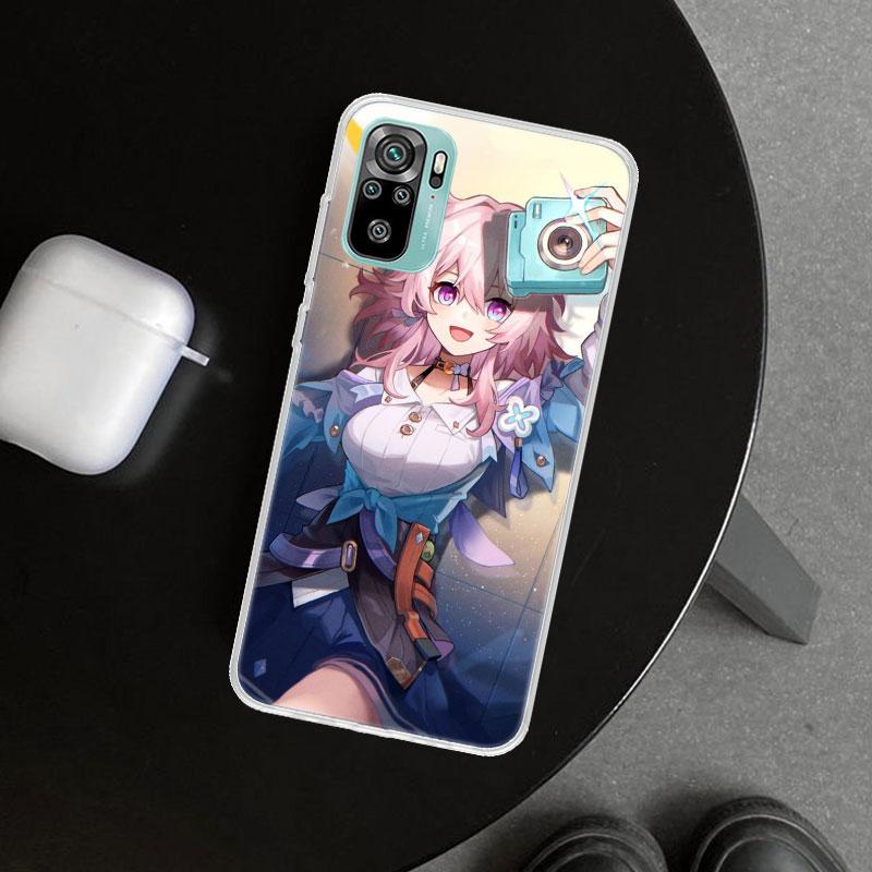 Honkai Star Rail March 7TH Phone Case Cover for Xiaomi Redmi Note 15 14 13 12 11 Pro Plus 14S 12S 11S 11T 11E 10S 10 Customized