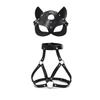 Harnais de corps sexy Ceinture Sangles de sex toy Bdsm Bondage Lingerie Harnais de poitrine Lingerie en cuir Ceinture avec masque