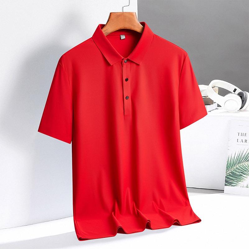 STORN Men's Classic Collar Short Sleeve Polo Shirt Casual Breathable Summer Daily Office Fashion Men's Tee