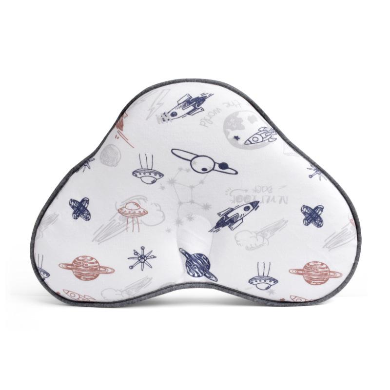 

Infant Anti-Flat Head Shaping Pillow, Washable Silicone for 0-2 Years 40x26cm, 0-3cm height