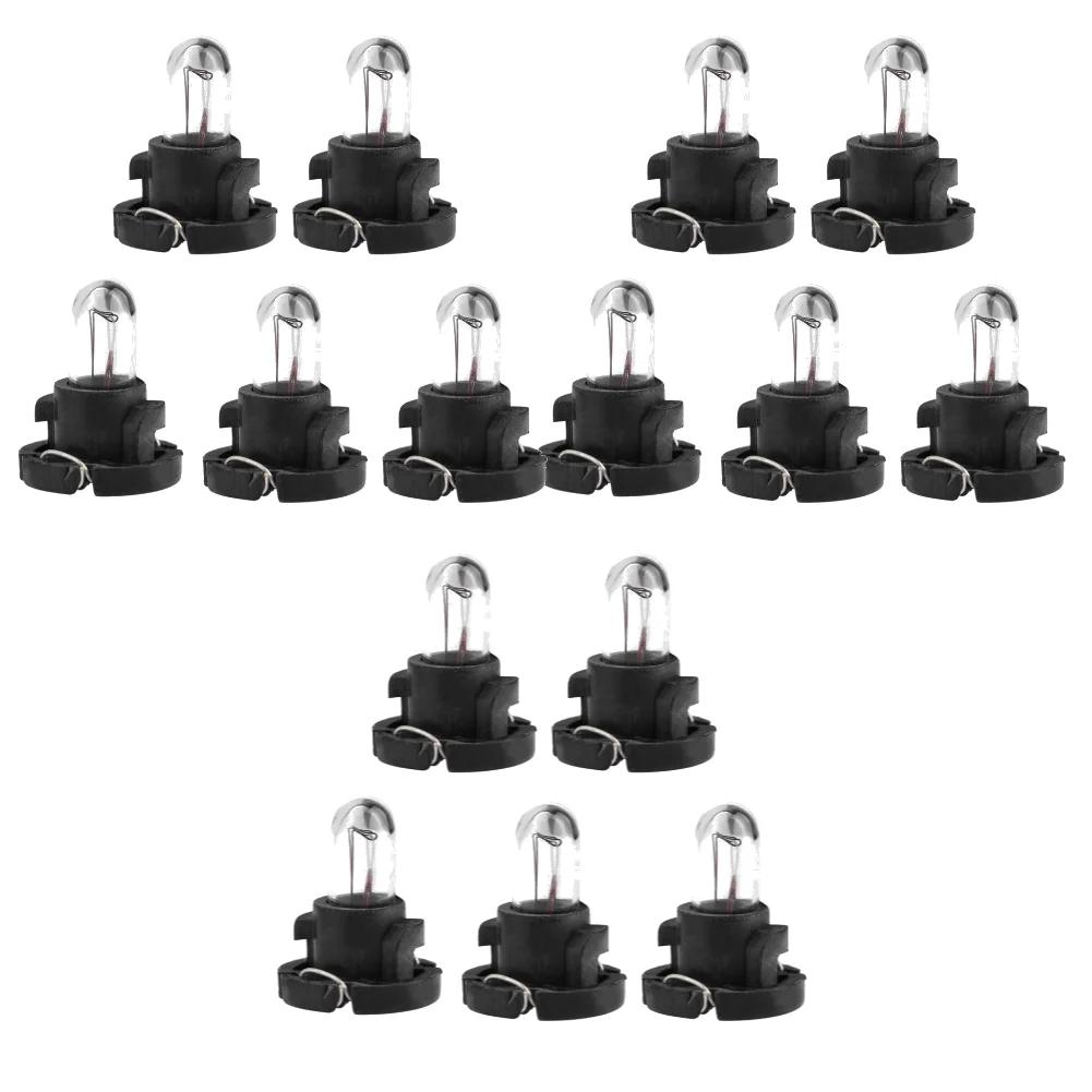 30-5 STK T4 Universell 12V LED-pære til bilens dashbord Auto interiørlys Lesepærer for Toyota Honda Nissan Erstatningspærer