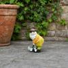 Statua krasnala golfisty, Dekoracyjne ozdoby ogrodowe, z precyzyjnie rzeźbionymi figurkami krasnali do domu, na patio, balkon