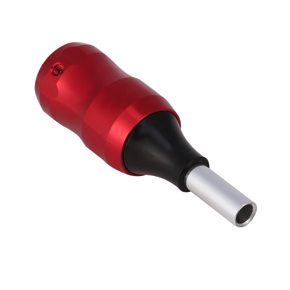 

5 Types Aluminum Alloy Tattoo Handles Machine Cartridge Grip Round Accessory Red