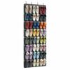 Breathable Over The Door Shoe Organizer Mesh Pockets Hanging Shoe Rack  Door Behind