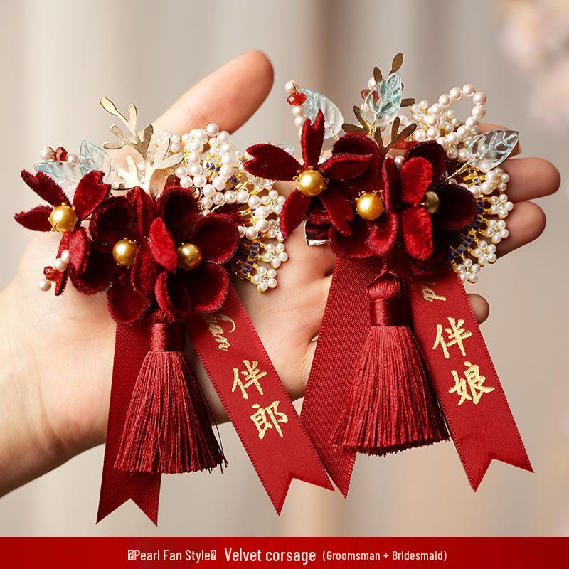 Wedding Boutonniere & Corsage for Groom, Bride, Parents, Best Man, Bridesmaid