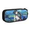 Fashion Genshin Impact Xiao Pencil Case Bai Zhu Pencilcases Pen for Girl Boy Large Storage Bag School Supplies Zipper Stationery