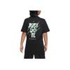 Nike Sportswear Logo Print Short Sleeve T-Shirt Kids Tops Black FD0845010