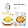 Stainless Steel Ginger Grinder Household Grater Garlic Square Reusable Metal Wear-resistant