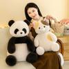 Lazy Series Sleeps With Soothing Dolls, Small Yellow Dogs, Big Throw Pillows, The Same Three-Flower Cat Husky Shiba Inu Doll