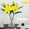 41cm Artificial Flowers Silk Lily Bouquet DIY Creative Bouquet As Gift for Friends Teach & Fresh Living Room Decoration