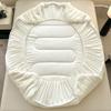 Thickened Imitation Lambswool Winter Fitted Sheet Solid Color Warm Plush Bed Sheets Queen Size Single Double Mattress Protector