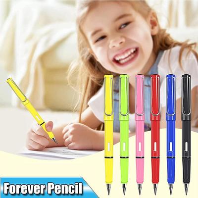 Penna senza inchiostro Matita infinita Matita eterna Matite senza inchiostro Matita eterna Penna senza inchiostro Matita illimitata Penna per sempre Penna in metallo senza inchiostro Penna infinita