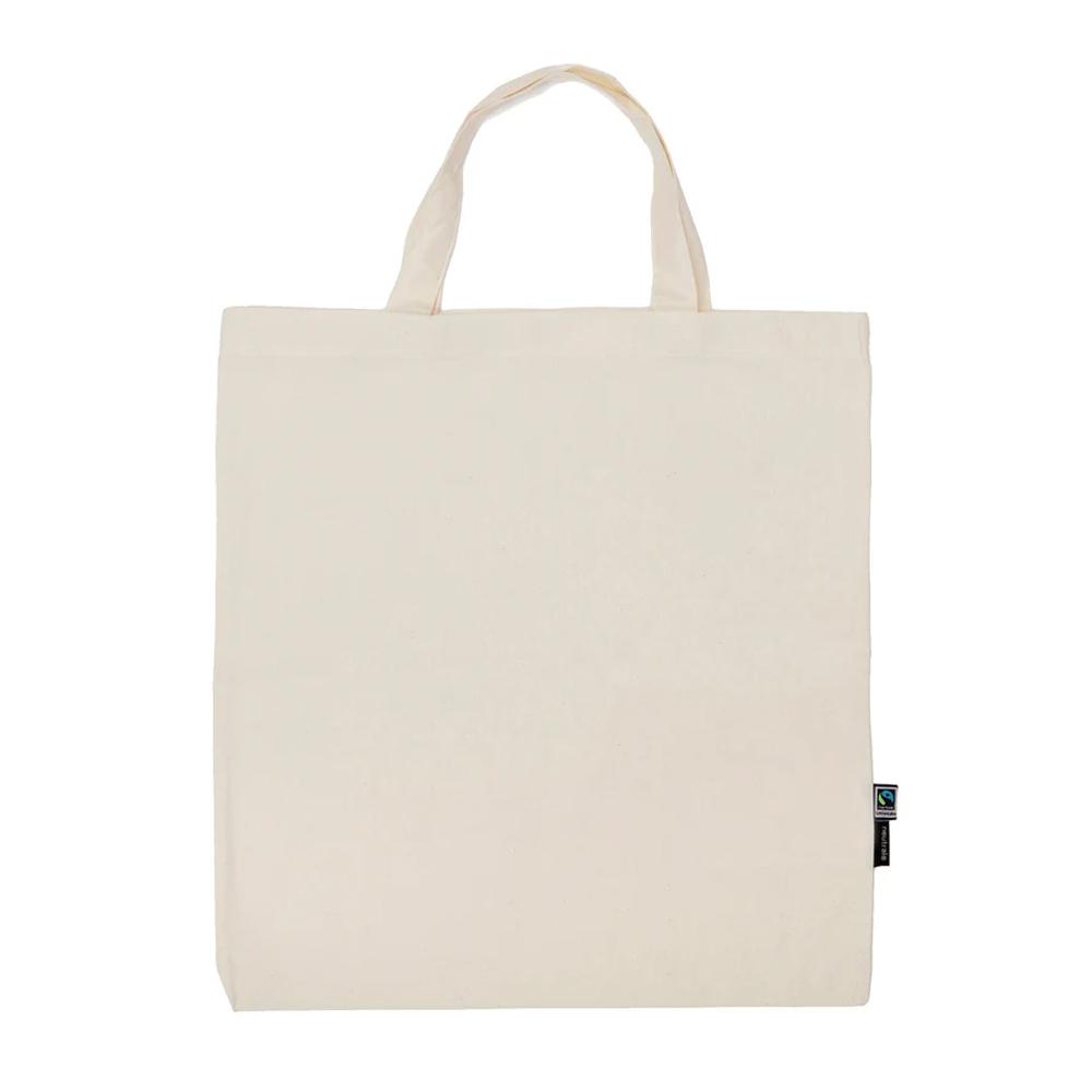 Neutral Short Handle Shopper Bag