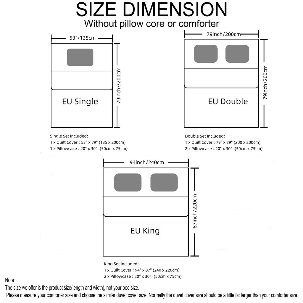 2/3pcs Duvet Cover Set Modern Black & Golden Floral Print Soft & Breathable Bedroom & Guest Room Without Core (No Insert)