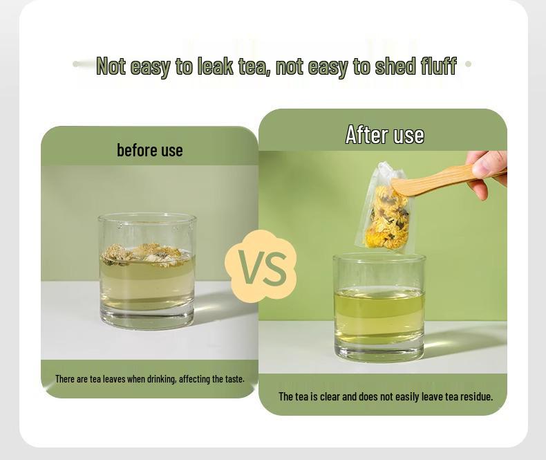 Ponyi Corn Fiber Disposable Tea and Seasoning Bags for Infusing