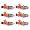 6pcs Fuel Injector 68F-13761-00-00 E7T05071 Fit for Yamaha Outboard HPDI 150-200