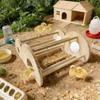 Chicken Perch For Coop Wooden Roosting Resting Swing For Coop Wooden Chicken Perch For Indoor Outdoor Farm Exercise Backyard