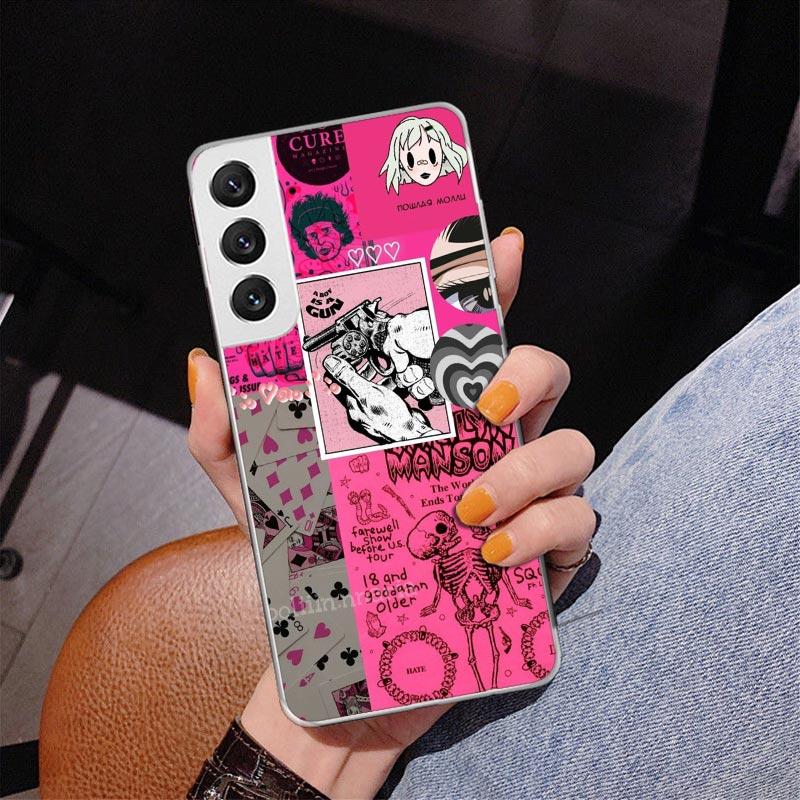 Brokenhearted Anime Girl Phnoe Case for Samsung Galaxy S26 S25 Edge S23 S24 Ultra S22 Plus S21 S20 FE Unique Cover Soft Coque Ga
