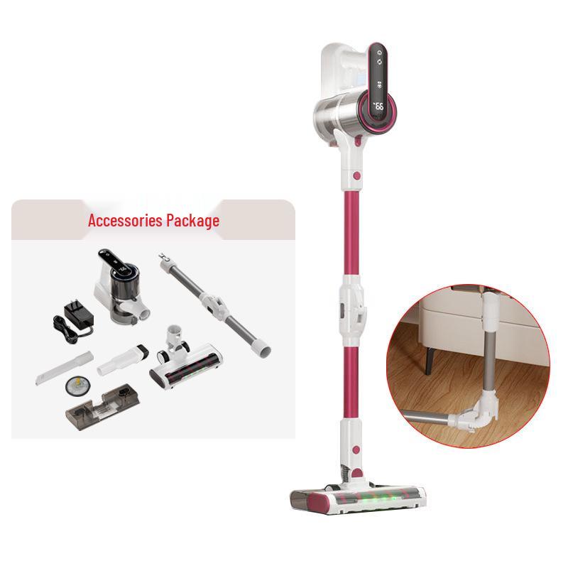 Ultra-Quiet Handheld Wireless Vacuum & Mop Combo - Powerful Suction for Carpets